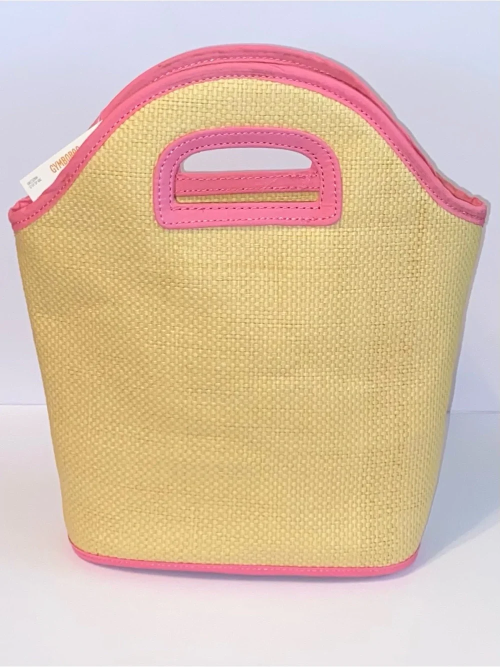 Gymboree ‘Pretty Posies’ Straw Tote Handbag with Floral Embellishments